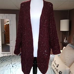 Chucky burgundy knitted sweater